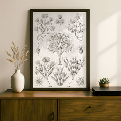 Ernst Haeckel Art Print | Plate 13: Dinobryon | Vintage Wall Art Poster