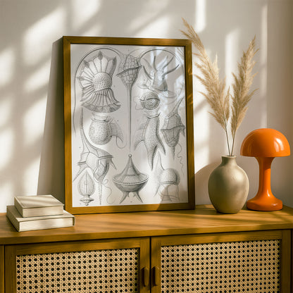 Ernst Haeckel Art Print | Plate 14: Peridinium | Vintage Wall Art Poster
