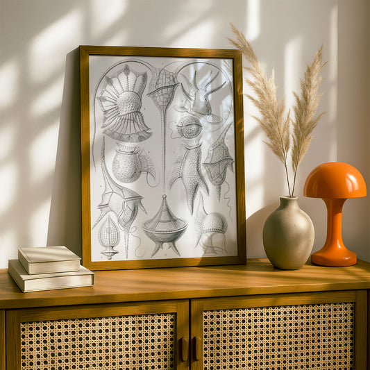 Ernst Haeckel Art Print | Plate 14: Peridinium | Vintage Wall Art Poster