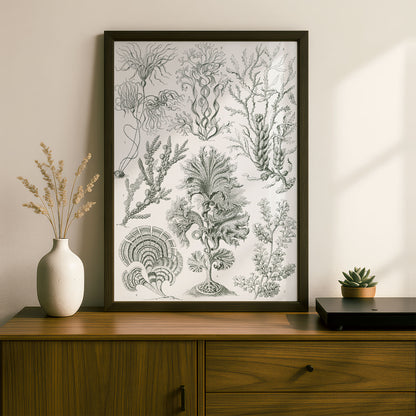 Ernst Haeckel Art Print | Plate 15: Zonaria | Quality Vintage Wall Art Poster