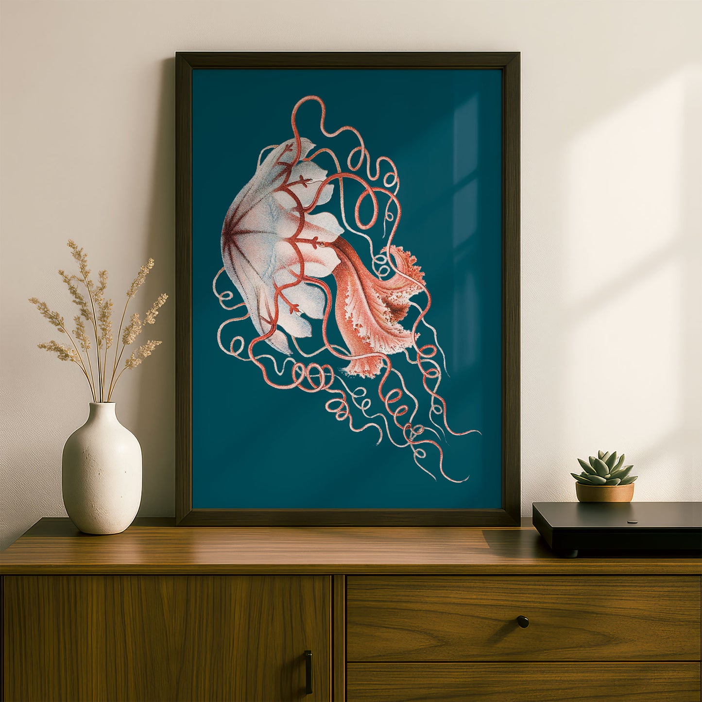 Ernst Haeckel Remixed Art Print 16 | Classic Art Reimagined | Premium Wall Art