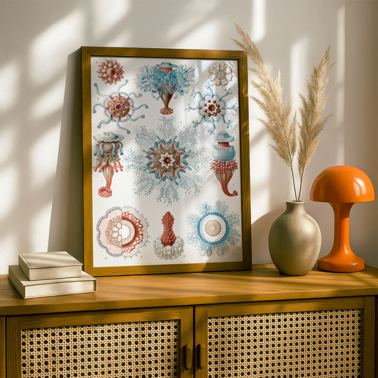 Ernst Haeckel Art Print | Plate 17: Porpema | Quality Vintage Wall Art Poster