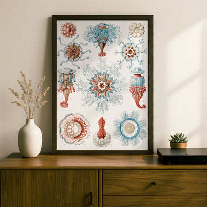 Ernst Haeckel Art Print | Plate 17: Porpema | Quality Vintage Wall Art Poster