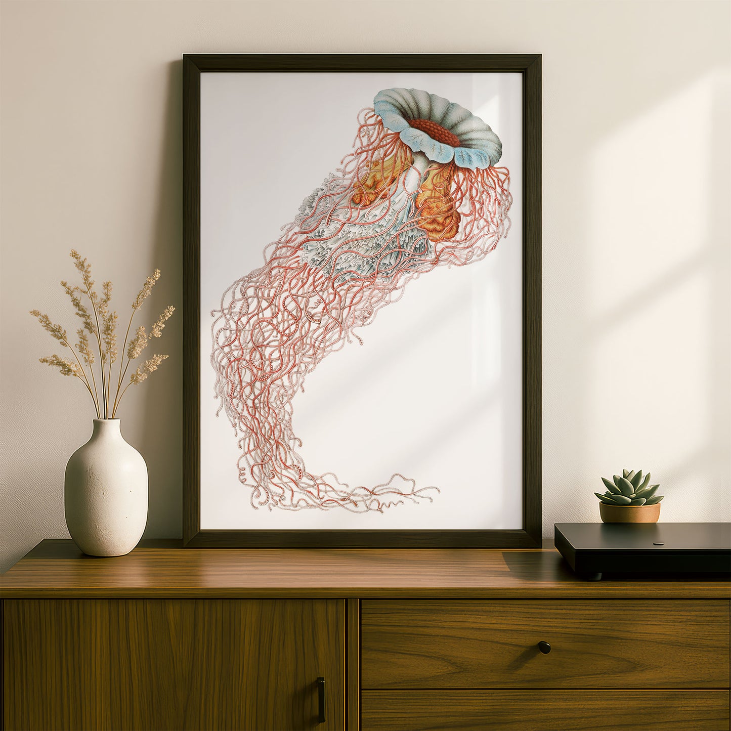 Ernst Haeckel Remixed Art Print 17 | Natural History Print | Premium Wall Art