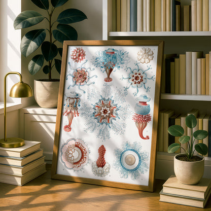 Ernst Haeckel Art Print | Plate 17: Porpema | Quality Vintage Wall Art Poster