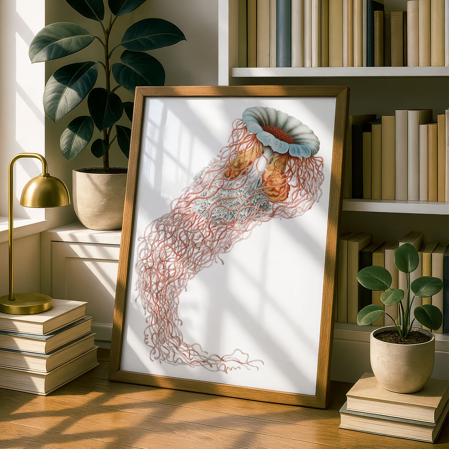 Ernst Haeckel Remixed Art Print 17 | Natural History Print | Premium Wall Art