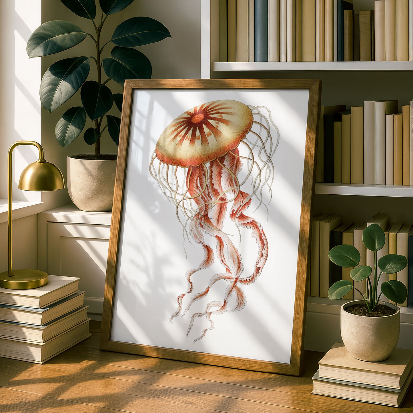 Ernst Haeckel Remixed Art Print 18 | Modern Art Nouveau | Premium Wall Art