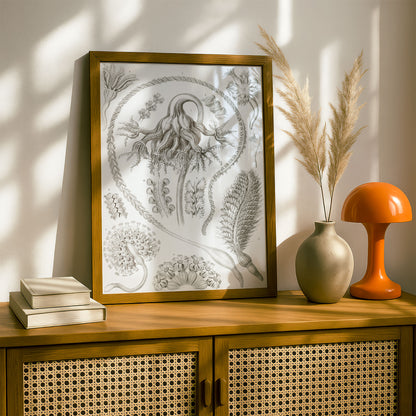 Ernst Haeckel Art Print | Plate 19: Pennatula | Vintage Wall Art Poster