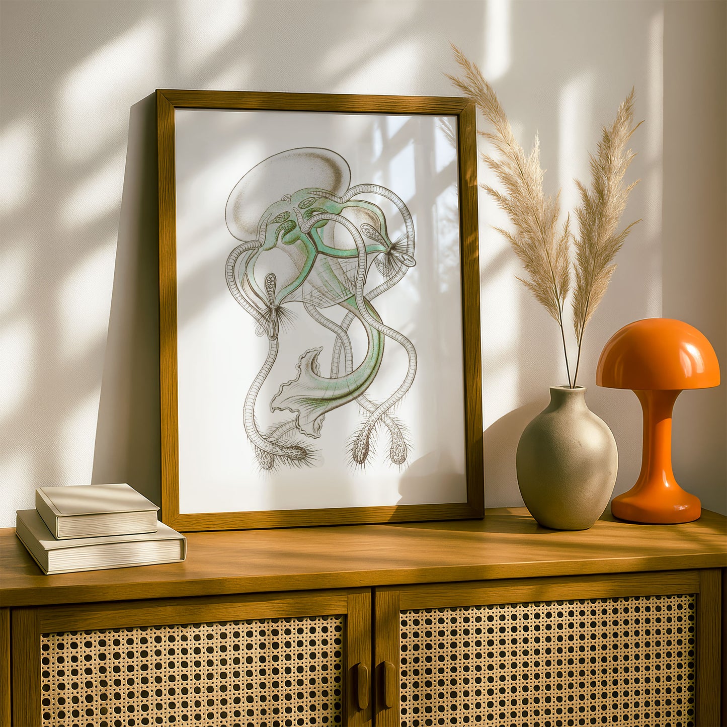 Ernst Haeckel Remixed Art Print 19 | Modern Design | Geometric Wall Art