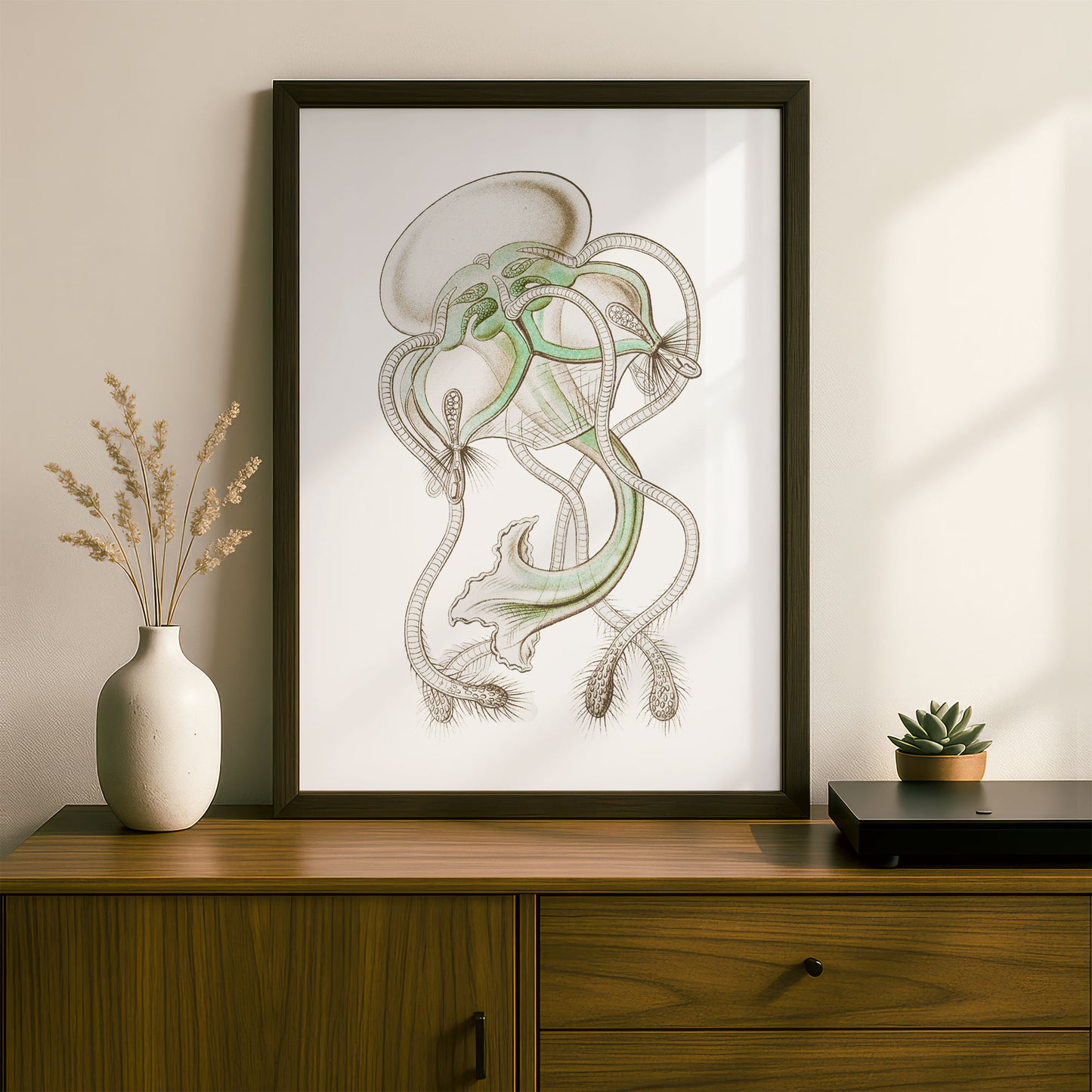 Ernst Haeckel Remixed Art Print 19 | Modern Design | Geometric Wall Art