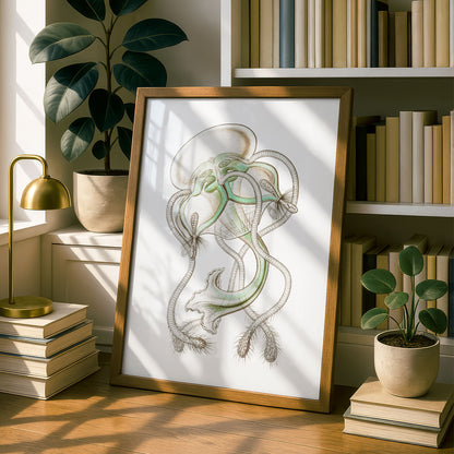 Ernst Haeckel Remixed Art Print 19 | Modern Design | Geometric Wall Art