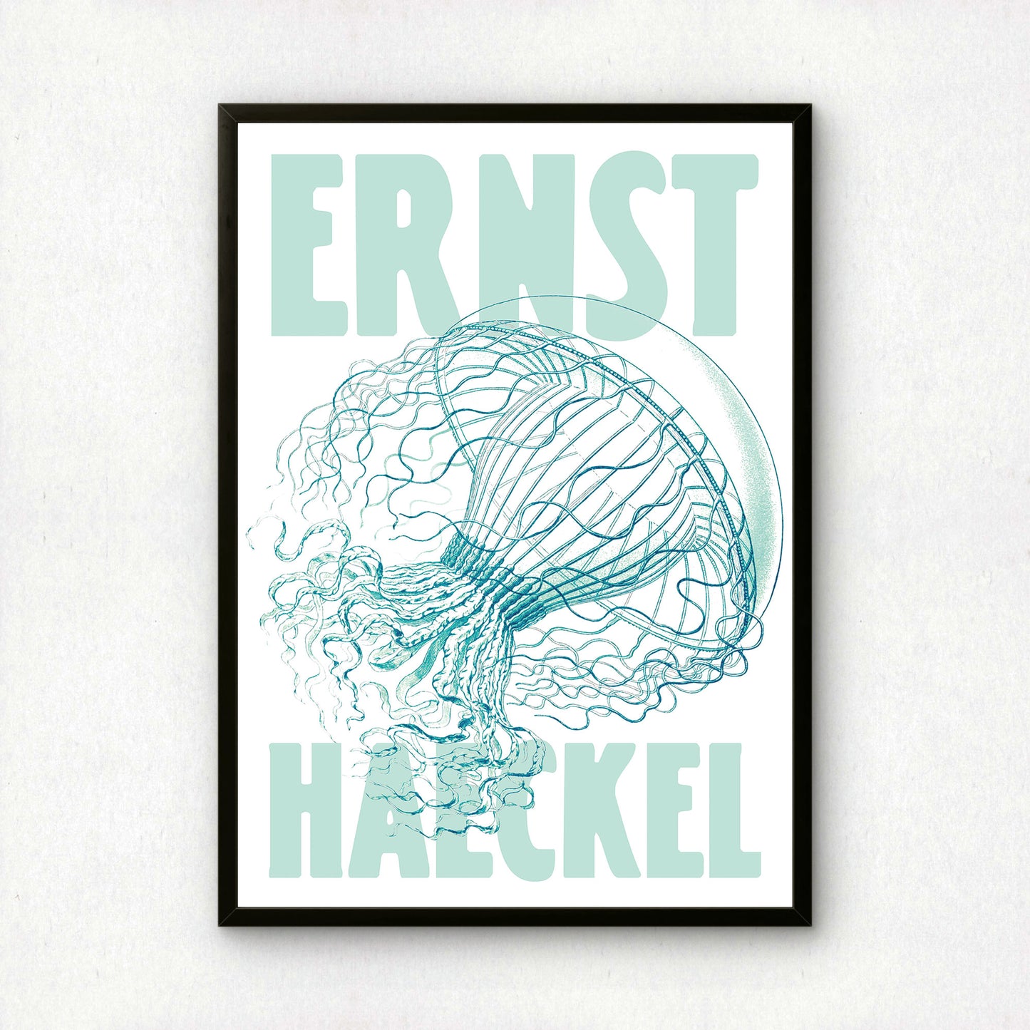 Ernst Haeckel Remixed Art Print 02 | Vintage Art Reimagined | Modern Wall Art