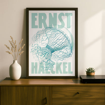 Ernst Haeckel Remixed Art Print 02 | Vintage Art Reimagined | Modern Wall Art