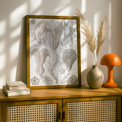 Ernst Haeckel Art Print | Plate 20: Pentacrinus | Vintage Wall Art Poster