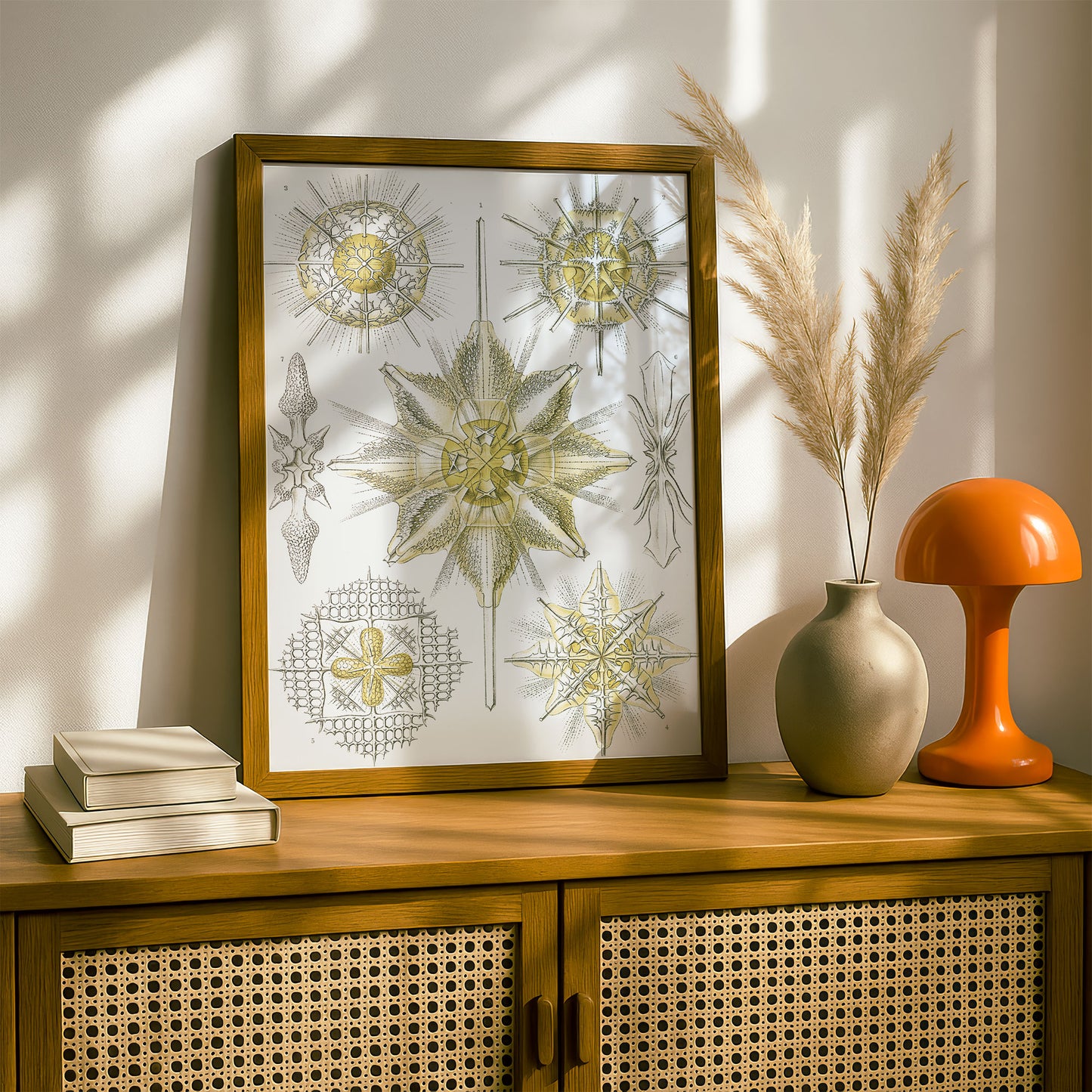 Ernst Haeckel Art Print | Plate 21: Xiphacantha | Vintage Wall Art Poster