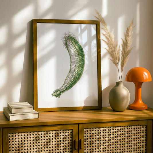 Ernst Haeckel Remixed Art Print 21 | Vintage Illustration | Modern Wall Art