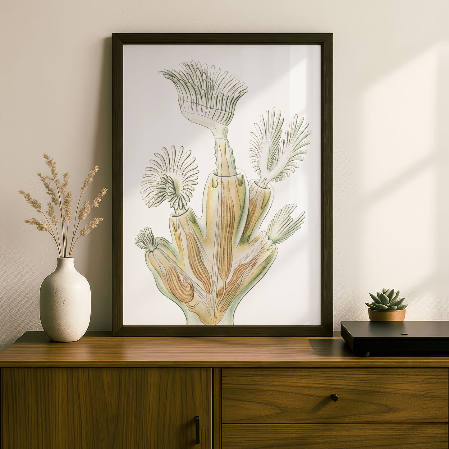 Ernst Haeckel Remixed Art Print 22 | Classic Art Reimagined | Premium Wall Art