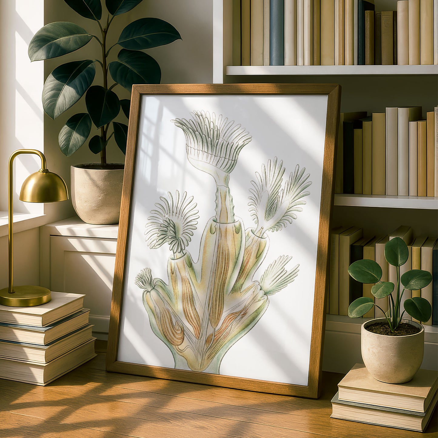 Ernst Haeckel Remixed Art Print 22 | Classic Art Reimagined | Premium Wall Art