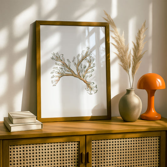 Ernst Haeckel Remixed Art Print 23 | Natural History Print | Premium Wall Art