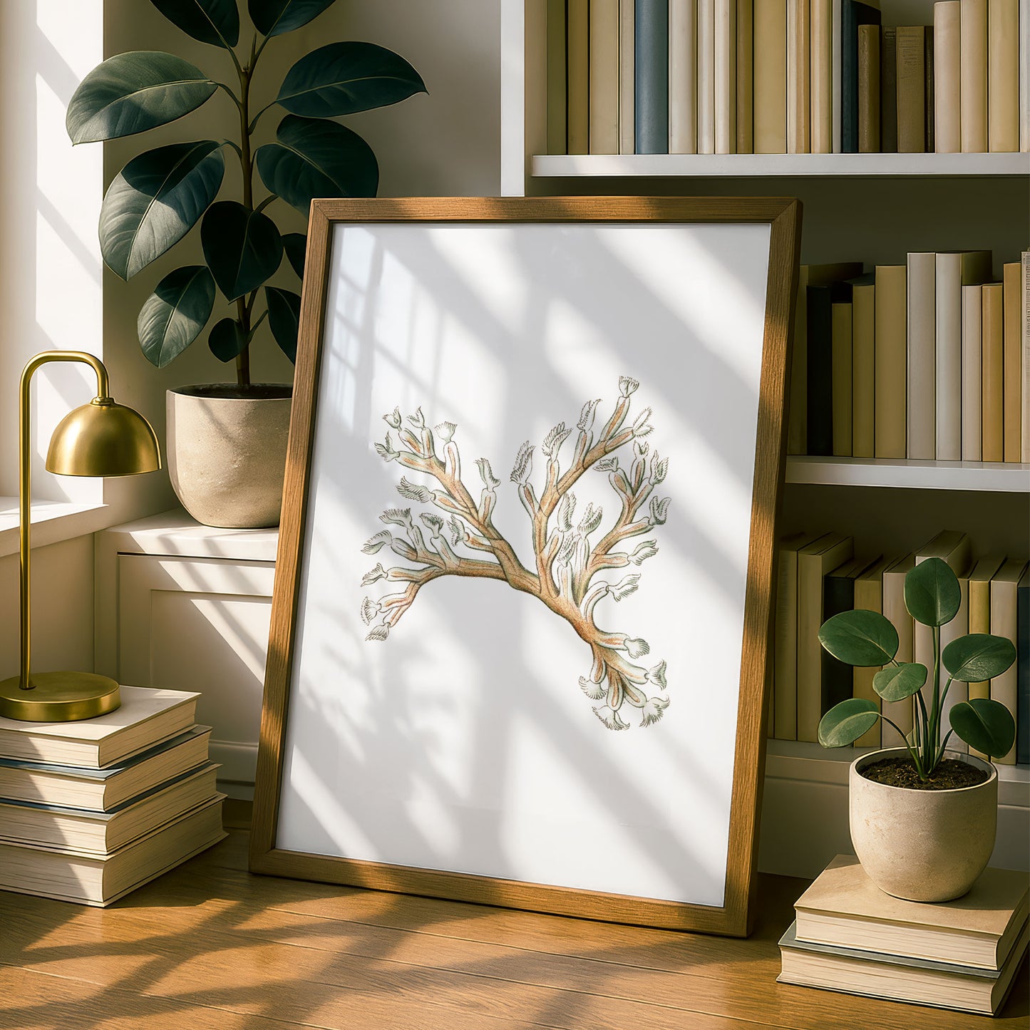 Ernst Haeckel Remixed Art Print 23 | Natural History Print | Premium Wall Art