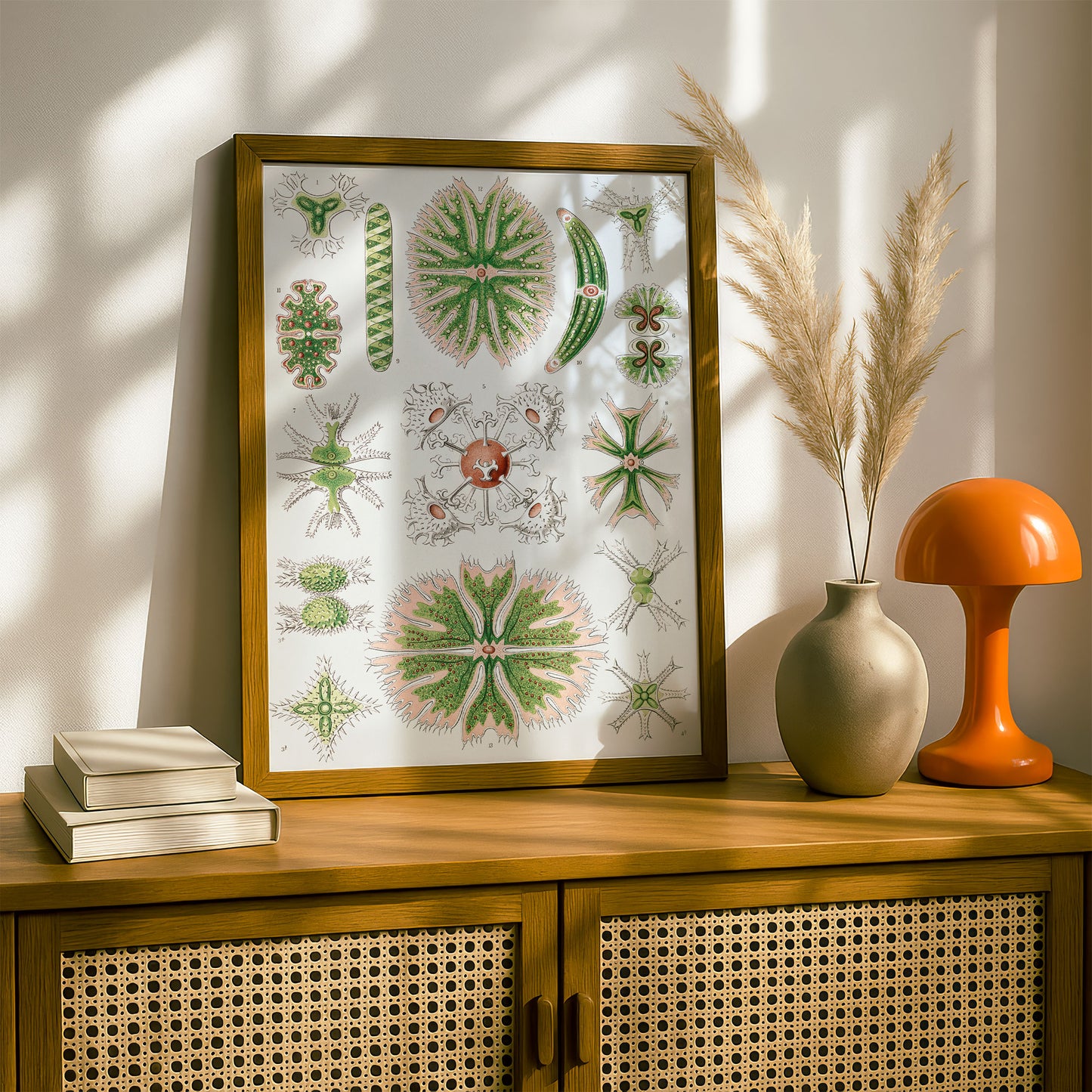 Ernst Haeckel Art Print | Plate 24: Staurastrum | Vintage Wall Art Poster