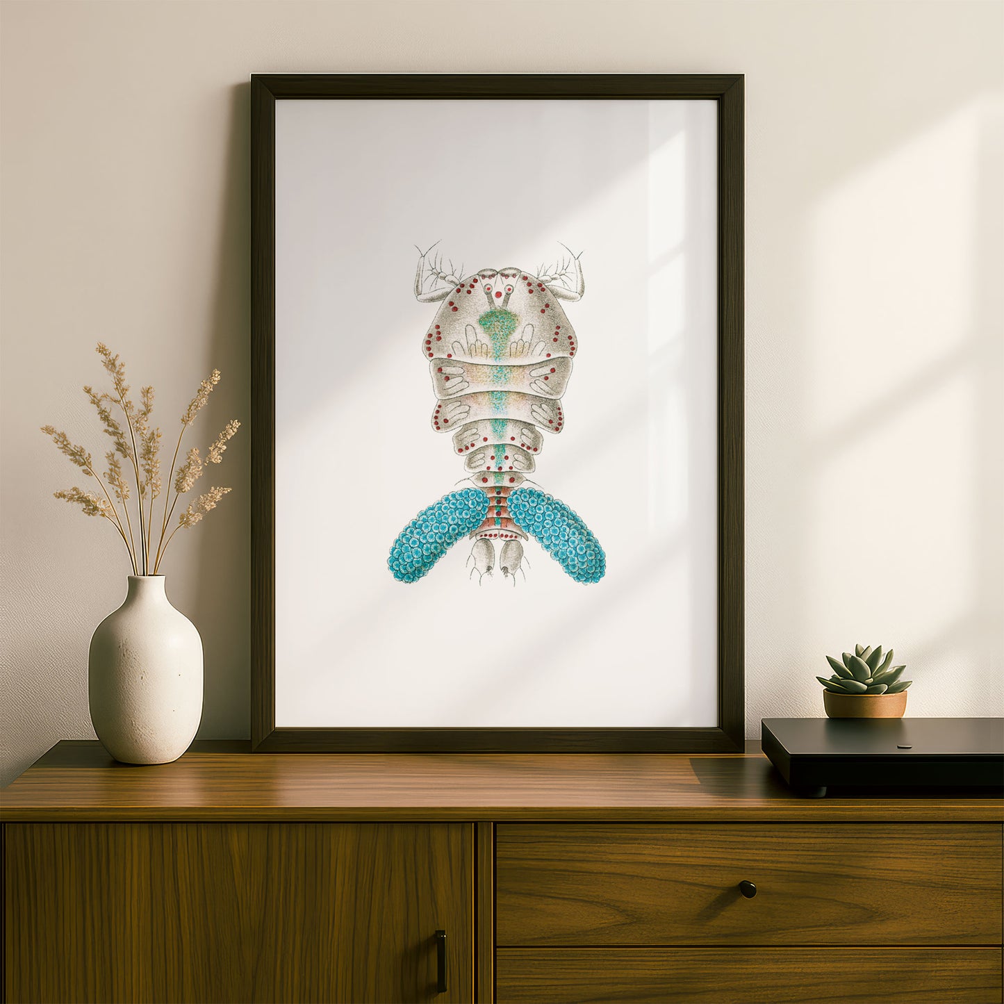 Ernst Haeckel Remixed Art Print 24 | Modern Art Nouveau | Premium Wall Art