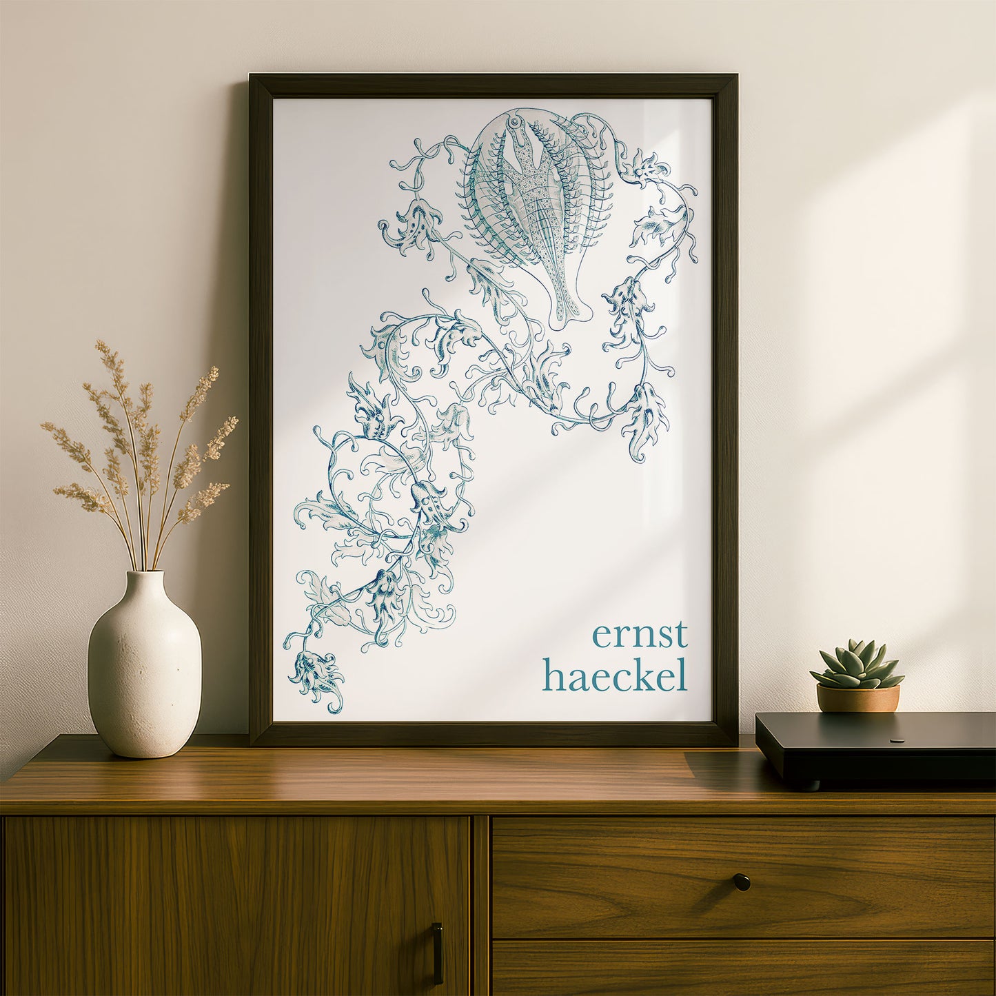Ernst Haeckel Remixed Art Print 25 | Modern Design | Geometric Wall Art
