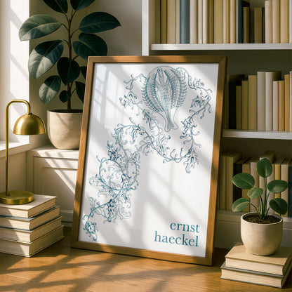 Ernst Haeckel Remixed Art Print 25 | Modern Design | Geometric Wall Art