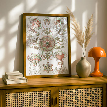 Ernst Haeckel Art Print | Plate 26: Carmaris | Vintage Wall Art Poster