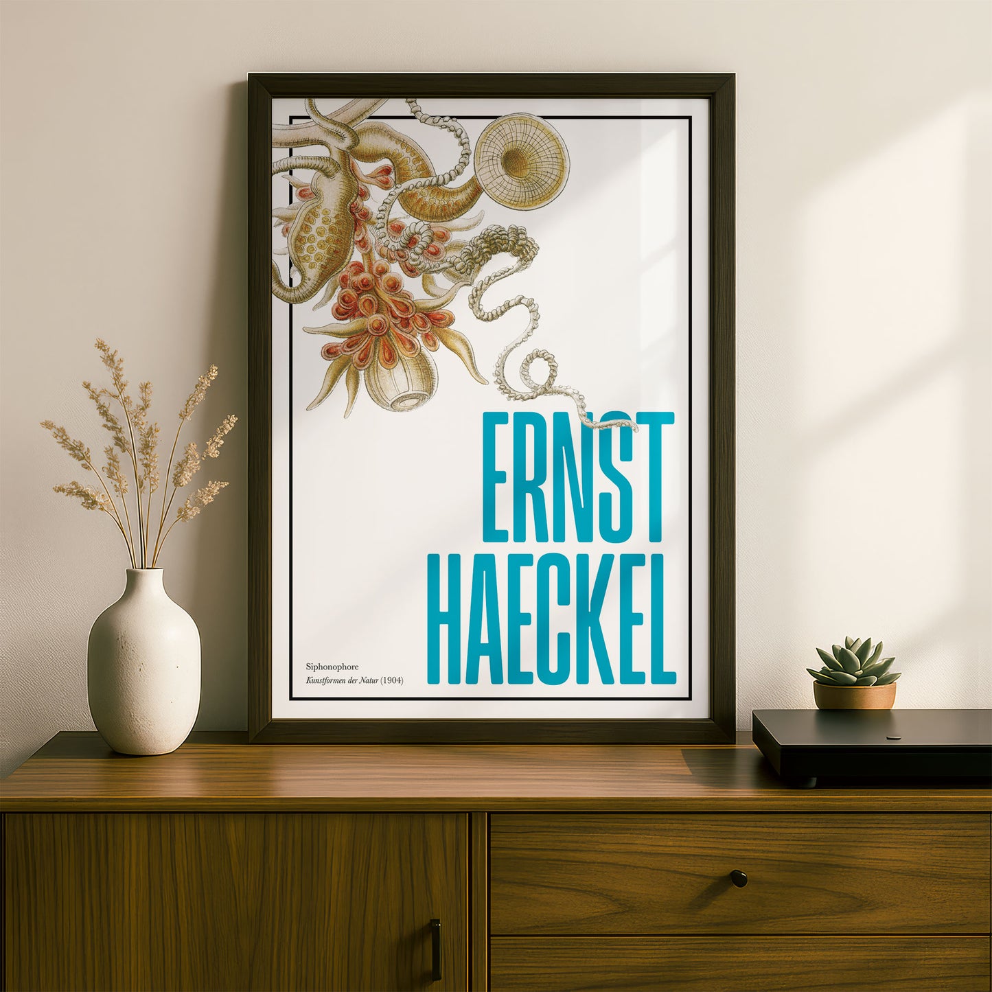 Ernst Haeckel Remixed Art Print 27 | Vintage Illustration | Modern Wall Art