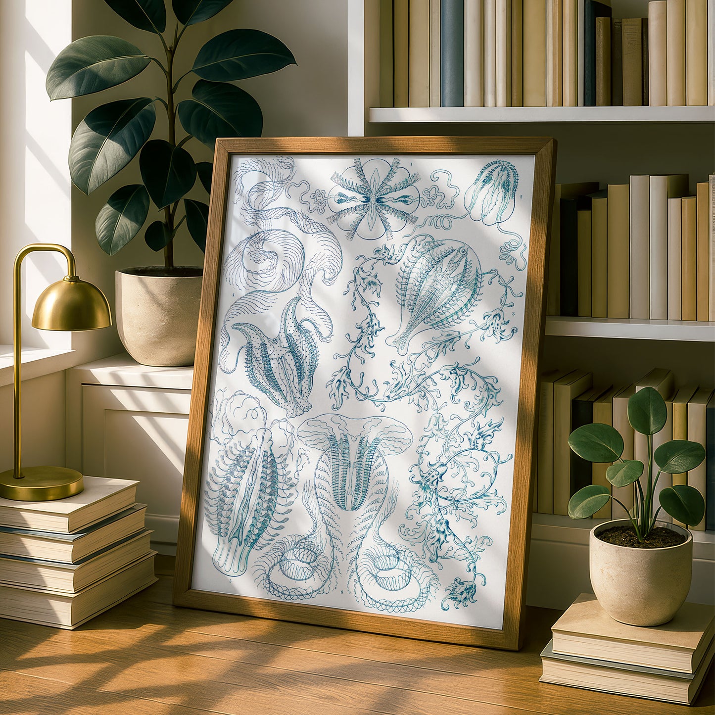 Ernst Haeckel Art Print | Plate 27: Hormiphora | Vintage Wall Art Poster