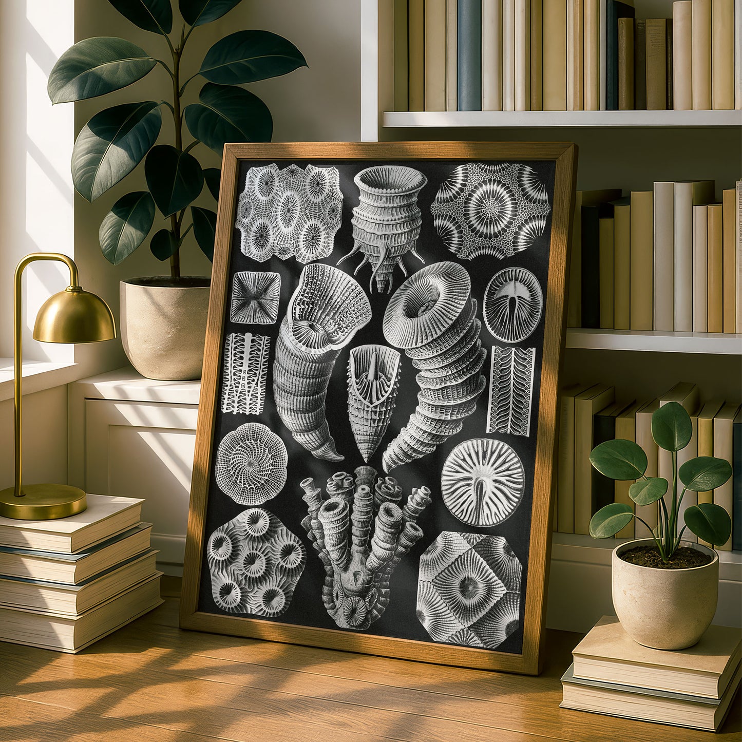 Ernst Haeckel Art Print | Plate 29: Cyathophyllum | Vintage Wall Art Poster