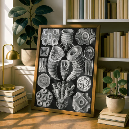 Ernst Haeckel Art Print | Plate 29: Cyathophyllum | Vintage Wall Art Poster