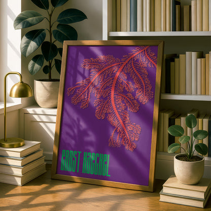 Ernst Haeckel Remixed Art Print 29 | Natural History Print | Premium Wall Art