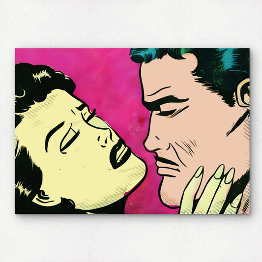 Two Lovers Premium Giclée Comic Book Pop Art Print | A4 A3 Bold Wall Decor | Retro Artwork | Unframed