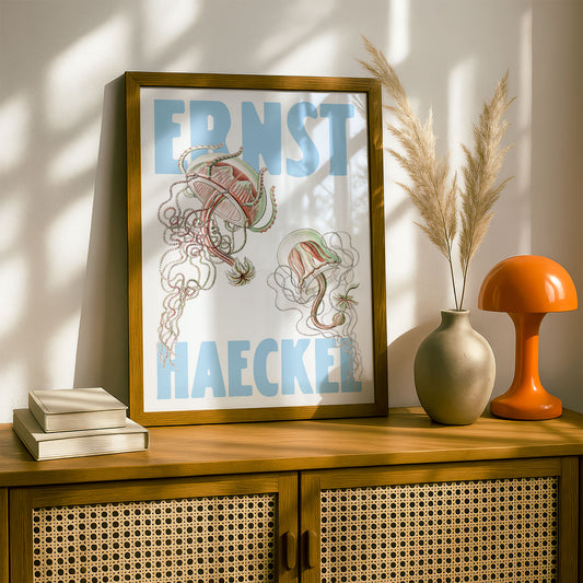 Ernst Haeckel Remixed Art Print 03 | Vintage Illustration | Modern Wall Art
