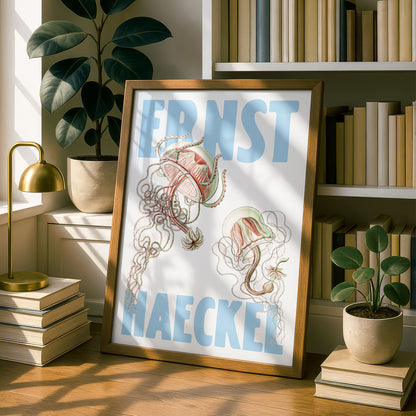 Ernst Haeckel Remixed Art Print 03 | Vintage Illustration | Modern Wall Art