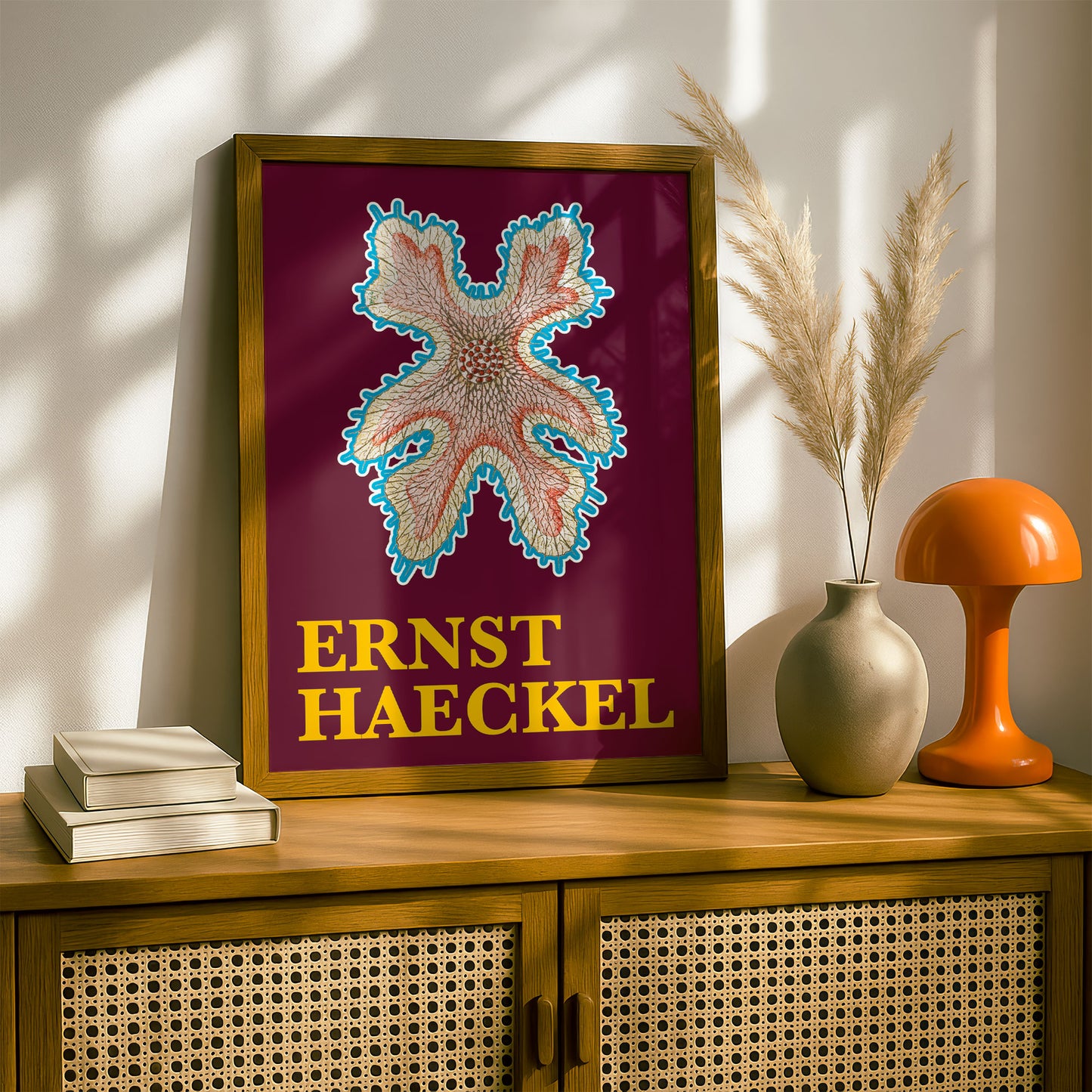 Ernst Haeckel Remixed Art Print 30 | Modern Art Nouveau | Premium Wall Art