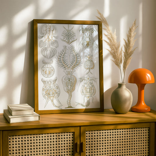 Ernst Haeckel Art Print | Plate 32: Pedalion | Quality Vintage Wall Art Poster