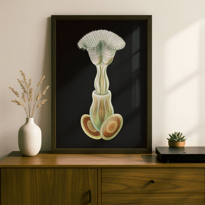 Ernst Haeckel Remixed Art Print 32 | Vintage Art Reimagined | Modern Wall Art