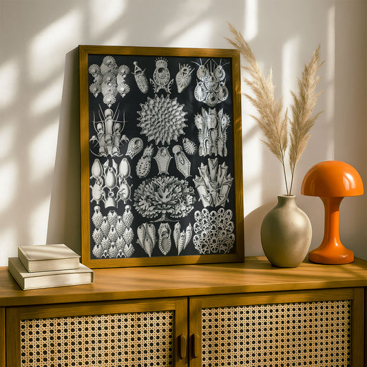 Ernst Haeckel Art Print | Plate 33: Flustra | Quality Vintage Wall Art Poster