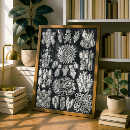 Ernst Haeckel Art Print | Plate 33: Flustra | Quality Vintage Wall Art Poster