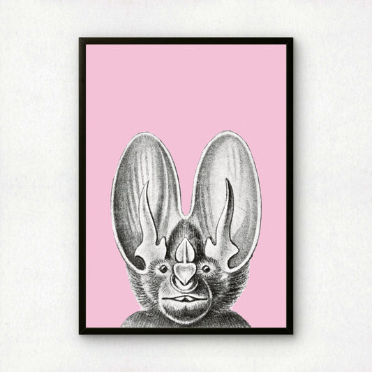 Ernst Haeckel Remixed Art Print 36: Bat | Modern Art Nouveau | Premium Wall Art