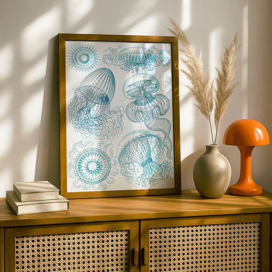 Ernst Haeckel Art Print | Plate 36: Aequorea | Vintage Wall Art Poster