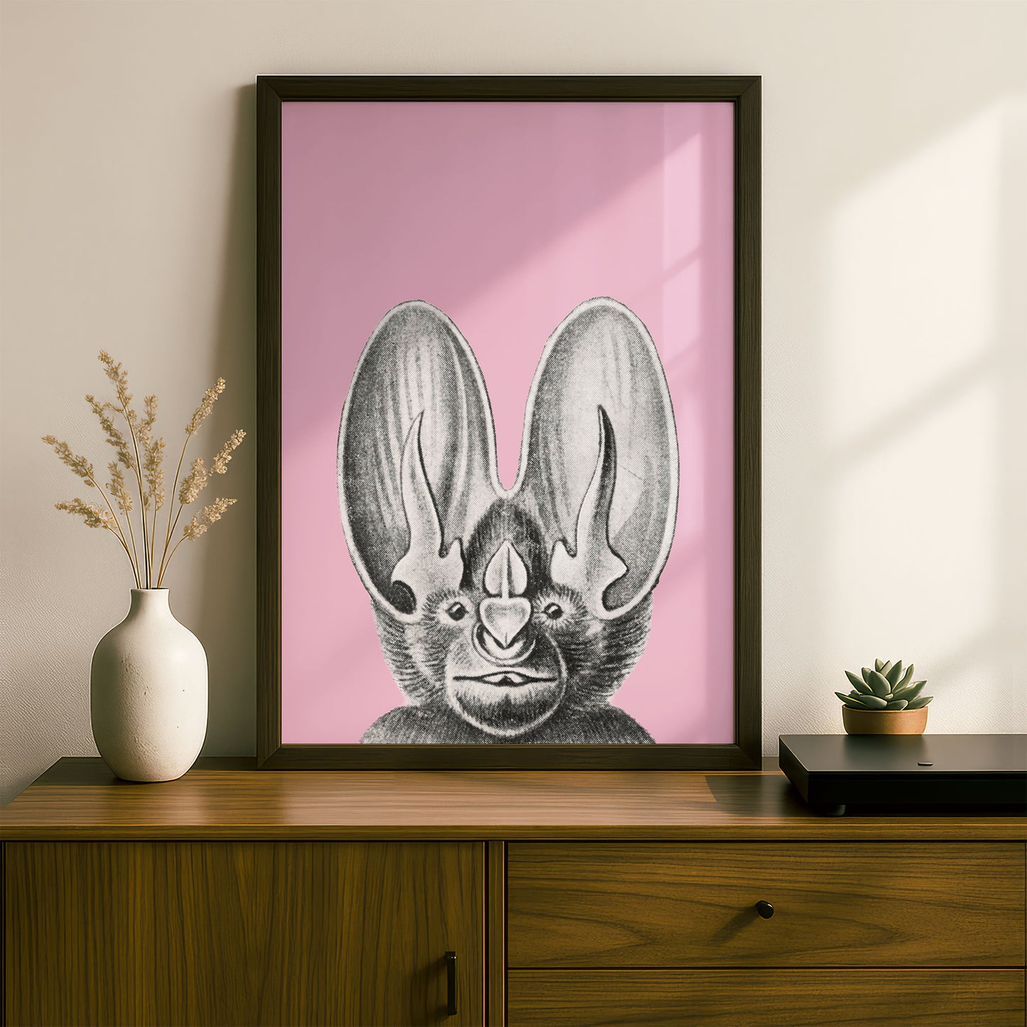 Ernst Haeckel Remixed Art Print 36: Bat | Modern Art Nouveau | Premium Wall Art