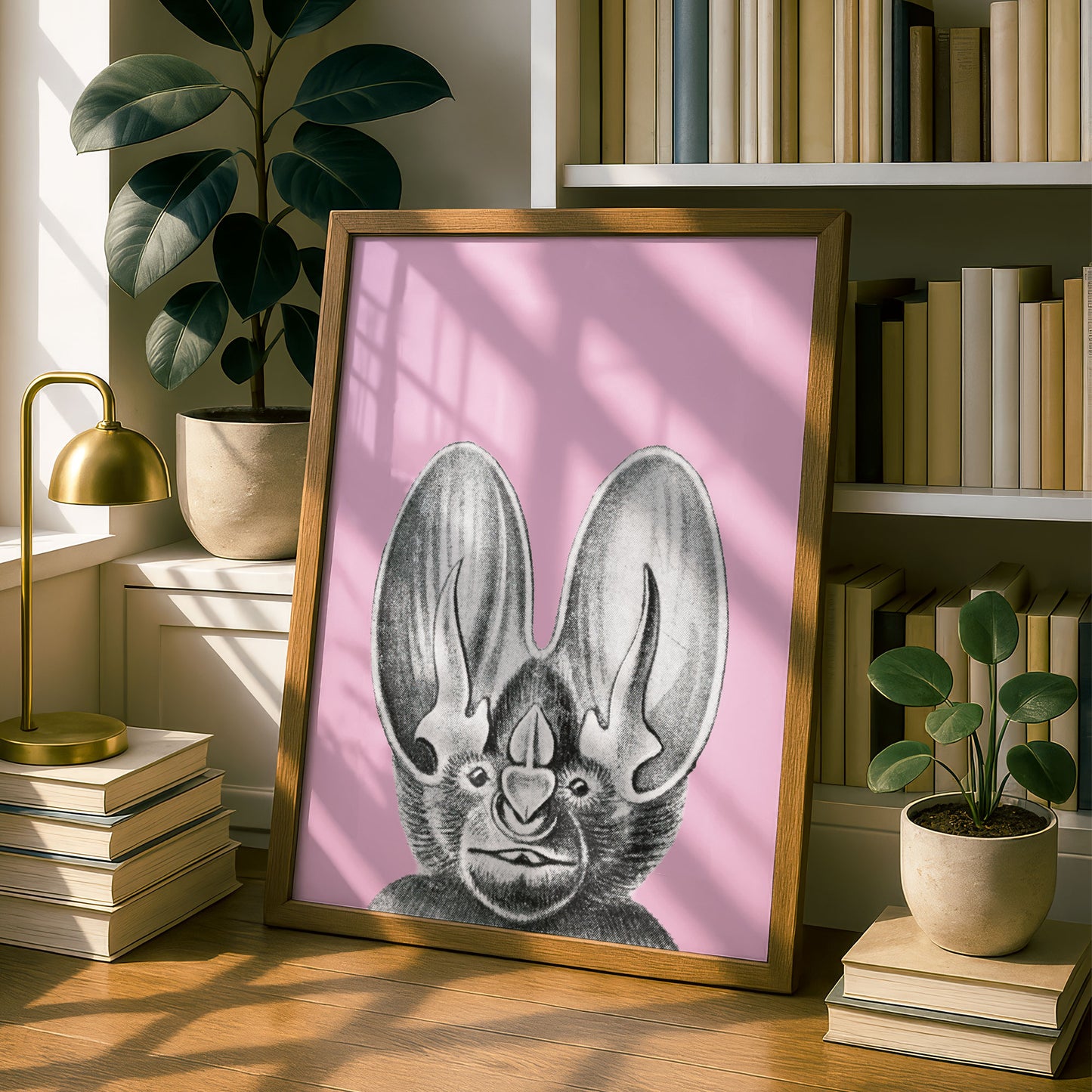 Ernst Haeckel Remixed Art Print 36: Bat | Modern Art Nouveau | Premium Wall Art