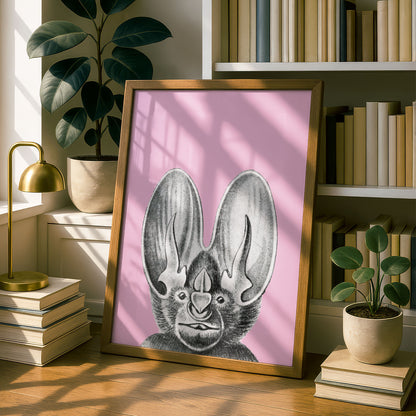Ernst Haeckel Remixed Art Print 36: Bat | Modern Art Nouveau | Premium Wall Art