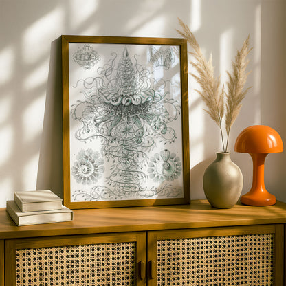 Ernst Haeckel Art Print | Plate 37: Discolabe | Vintage Wall Art Poster