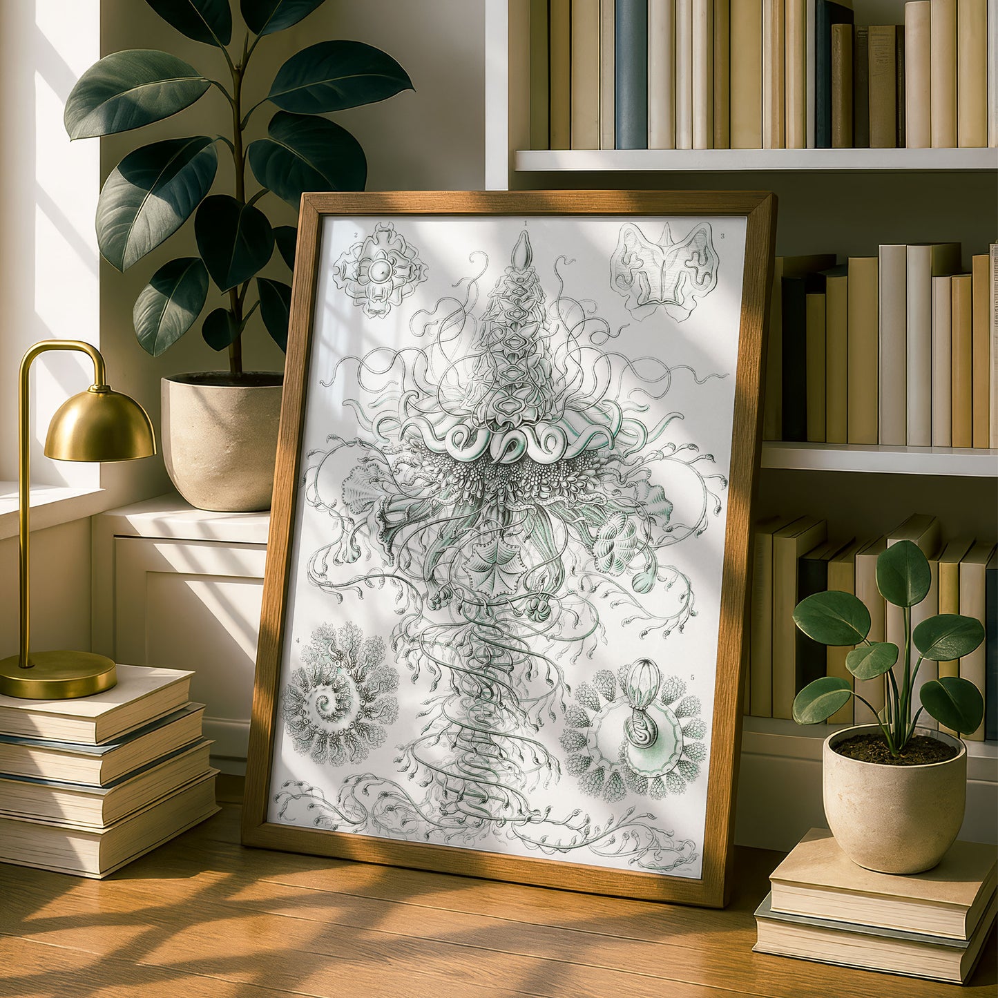 Ernst Haeckel Art Print | Plate 37: Discolabe | Vintage Wall Art Poster
