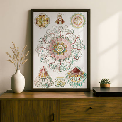 Ernst Haeckel Art Print | Plate 38: Periphylla | Vintage Wall Art Poster